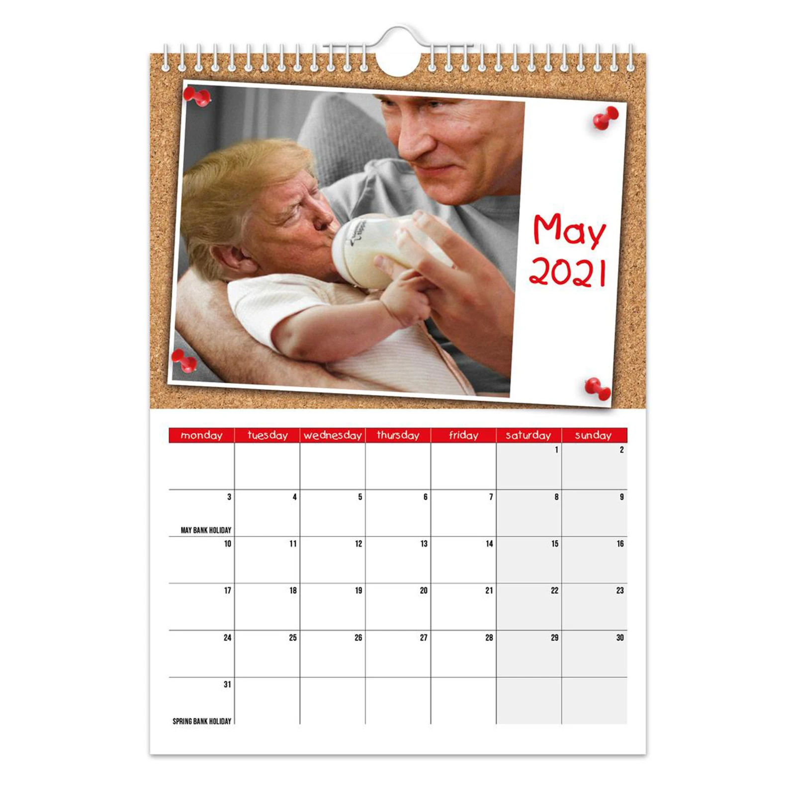 Vtipné 2021 Trump Kalendár na Stenu Vtip Prezidentských Žart Kalendár Dieťa Donald Trump Kalendáre Domov Stôl Dekorácie, Darčeky