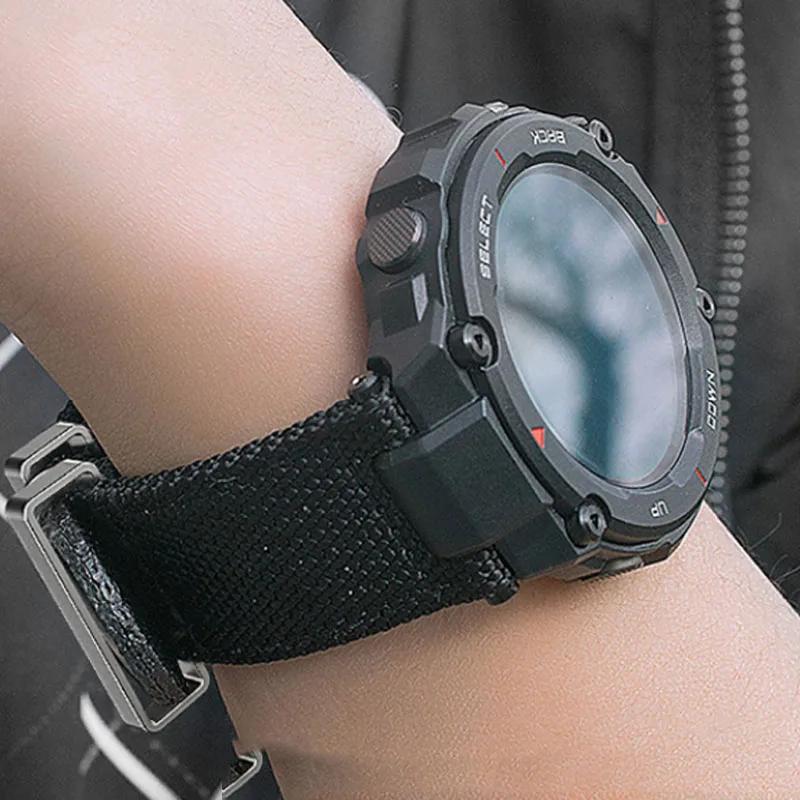 Vysoko kvalitný nylon watchband pre Amazfit T-REX Smart hodinky Remienok športové outdoorové pre Huami Amazfit T-rex Náramok