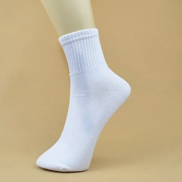Vysoká Kvalita 5 Párov pánske Členkové Ponožky pánske Bavlnené Nízky Rez Bežné Ponožky Jedna Veľkosť Biela