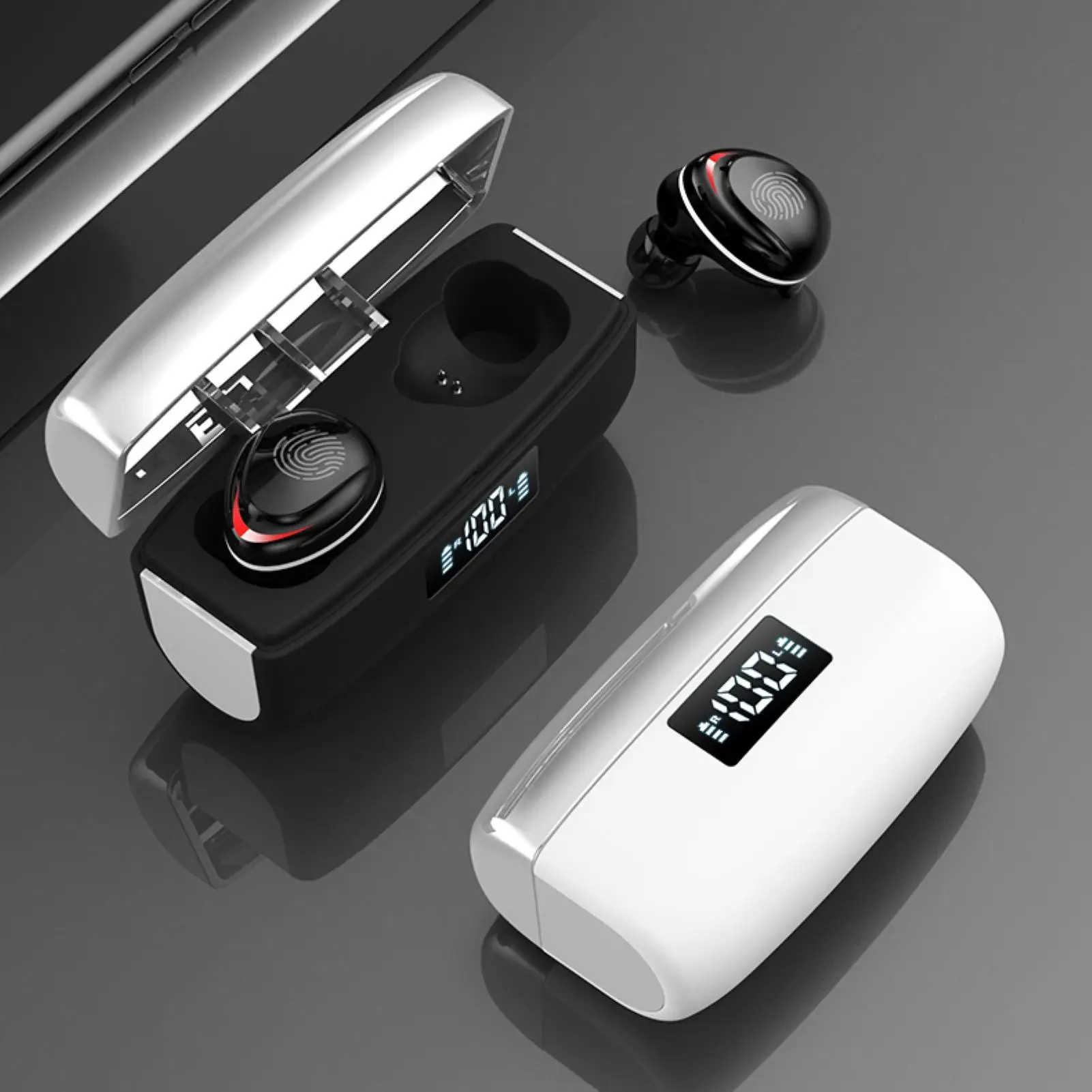 W15 Nepremokavé Športové Bluetooth V5.0 HiFi Stereo Bezdrôtový Headset s Mikrofónom Dolby 5.1 Earpods Auriculares Bluetooth