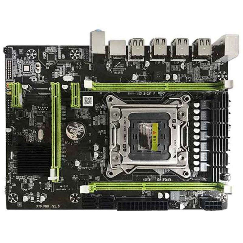 X79 Doska Set s Xeon LGA2011 E5 2640 2X8GB=16GB 1600MHz DDR3 ECC REG Pamäť