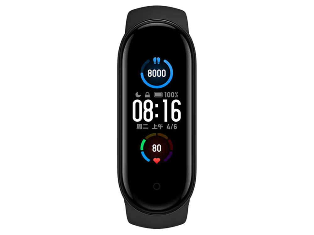 Xiao Mi Pásmo 5 Inteligentný Náramok AMOLED Displej Srdcovej frekvencie Ovládanie Hudby Fitness Tracker Bluetooth Športové Nepremokavé Smart Band