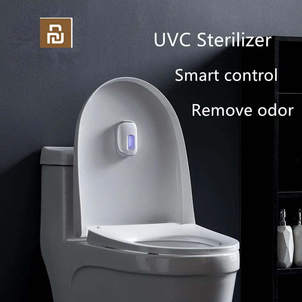 Xiaoda UVC Smart Ultrafialové Sterilizácia Deodorizer Inteligentné USB IPX4 UV Baktericídny Lampa z Youpin