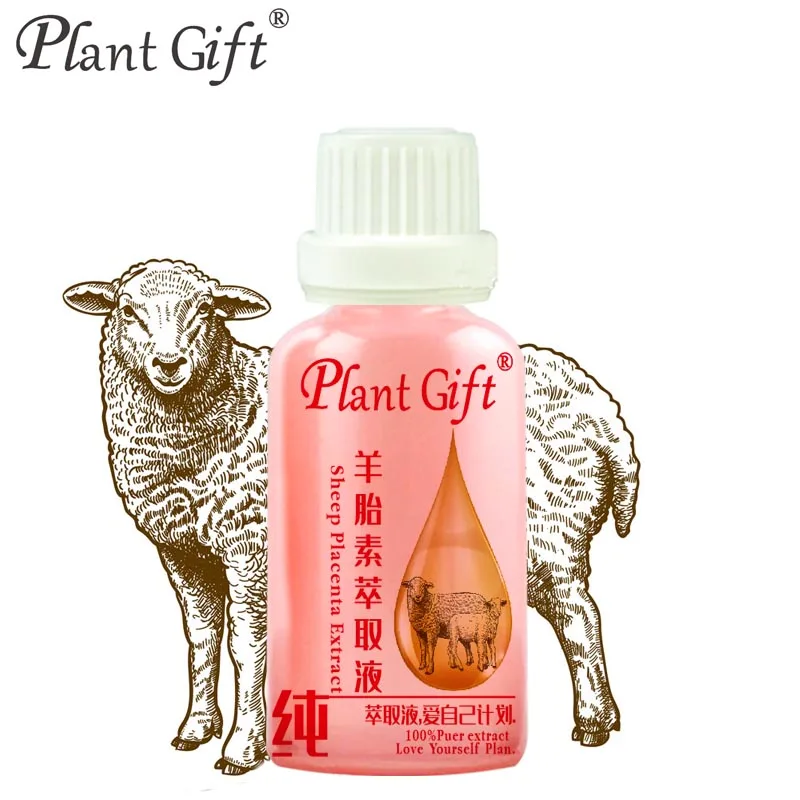 Zadarmo nakupovanie čistej ovčej placenty extrakt 30ml hydratačný proti starnutiu vráskam spevňujúci starostlivosti o pleť