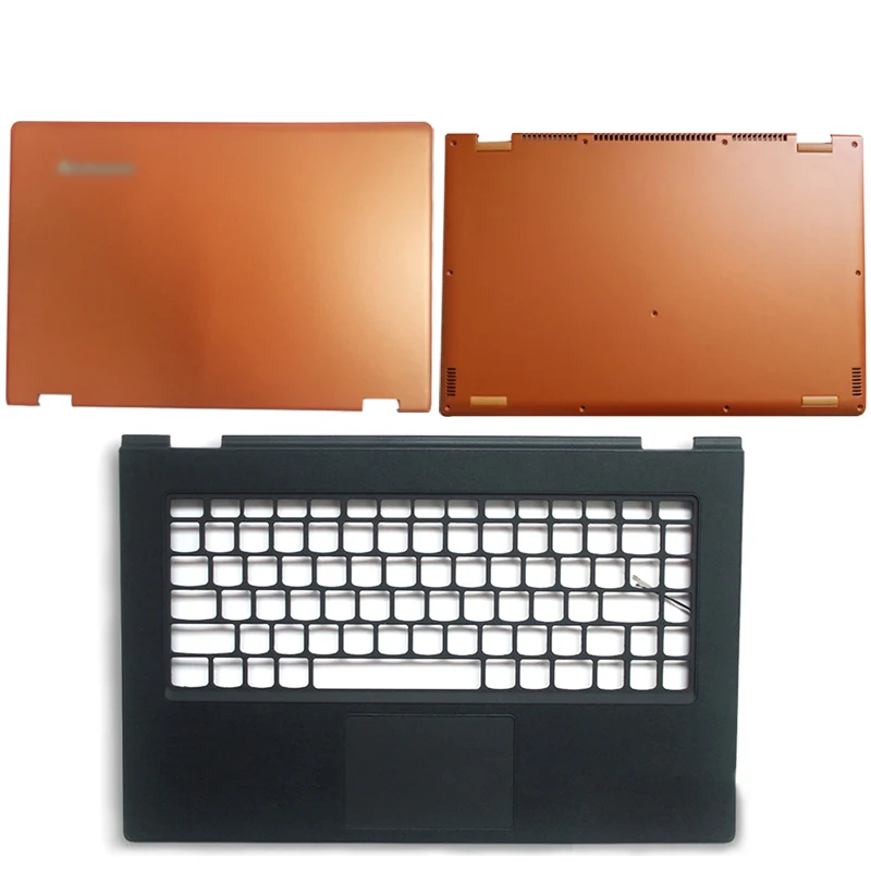 Zrekonštruovaný Notebook opierka Dlaní Hornej Prípade Pre Lenovo IdeaPad Yoga 2 13 Yoga2 pro 13 AP138000610 Silver Orange Pokrytie