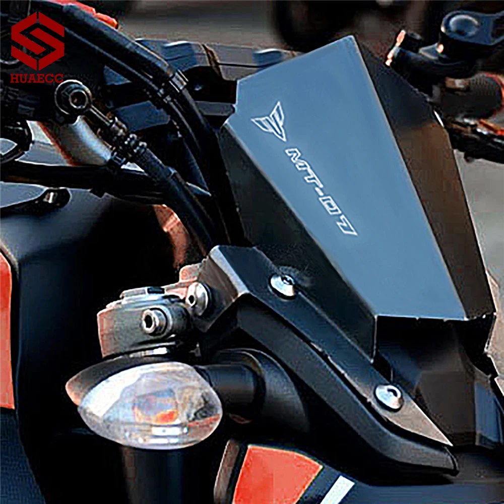 Čelné sklo Čelné sklo Pre Yamaha MT 07 MT07 MT-07 2013 2016 2017 Motocykel Vietor obrazovke Hliníka