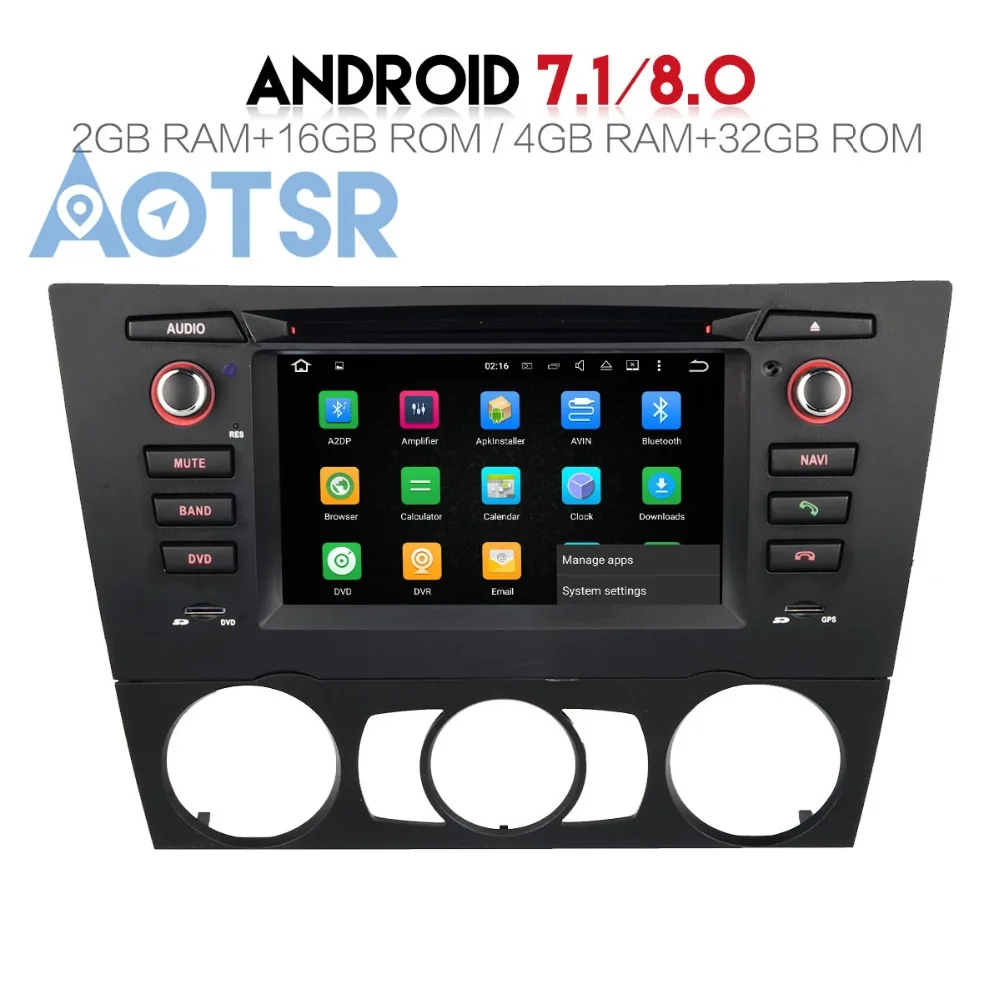 Čistá Android8.0 4+32GB Auto DVD prehrávač Pre BMW E90 E91 E92 E93 3 Série Audio GPS navigácie 2 din Rádio multimediálne auto