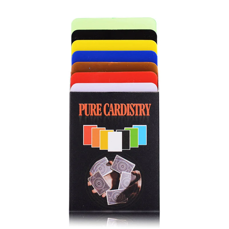 Čistý Cardistry 7pcs Crystal Bloky Praxi PSAA hraciu Kartu Artistry Karty Rozkvetu Otočný Rez Karty Magic Prop Magia Triky