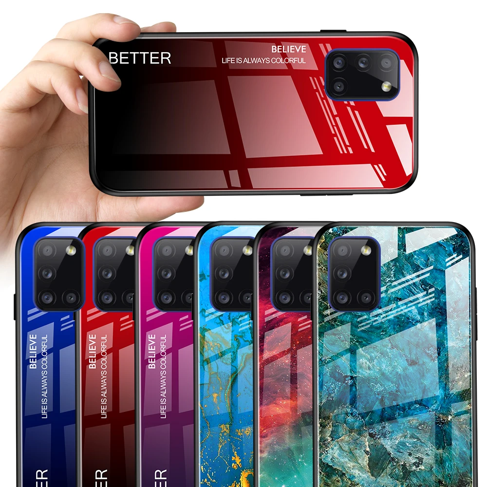 Ťažké Brnenie Shockproof Puzdro Pre Samsung Galaxy Note 20 Ultra Coque S20 Ultra Gradient Farieb, Tvrdené Sklo Kryt S20 Plus Prípade