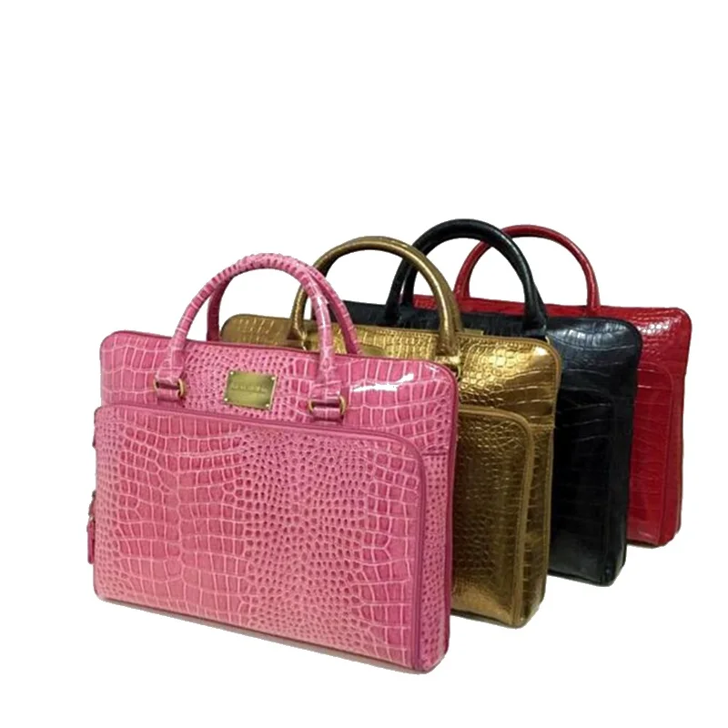 Ženy Messenger Tašky Dámy kufrík, Notebook taška 13,3-palcový 14-palcový 15-palcový notebook taška ženy kabelka počítač tašky