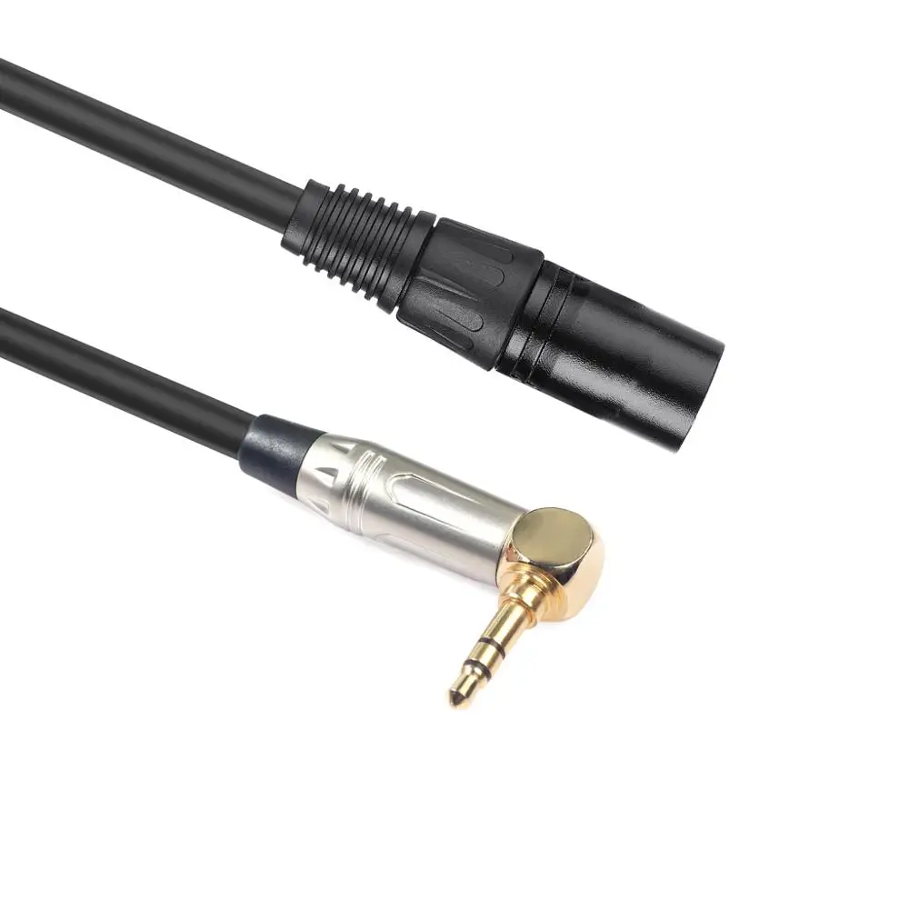 0,3 m Tienený Kábel Mikrofónu TRS kábel jack 3.5 žena na XLR zásuvka 3,5 mm Stereo Plug REXLIS