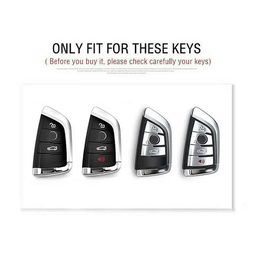 1 Ks Kožené Auto Smart Remote kľúč, Kryt Držiaka Prípade, že Kože Shell Pre BMW X1 X5 X6 F15 F16 F48 1 / 2 Séria Stying Príslušenstvo