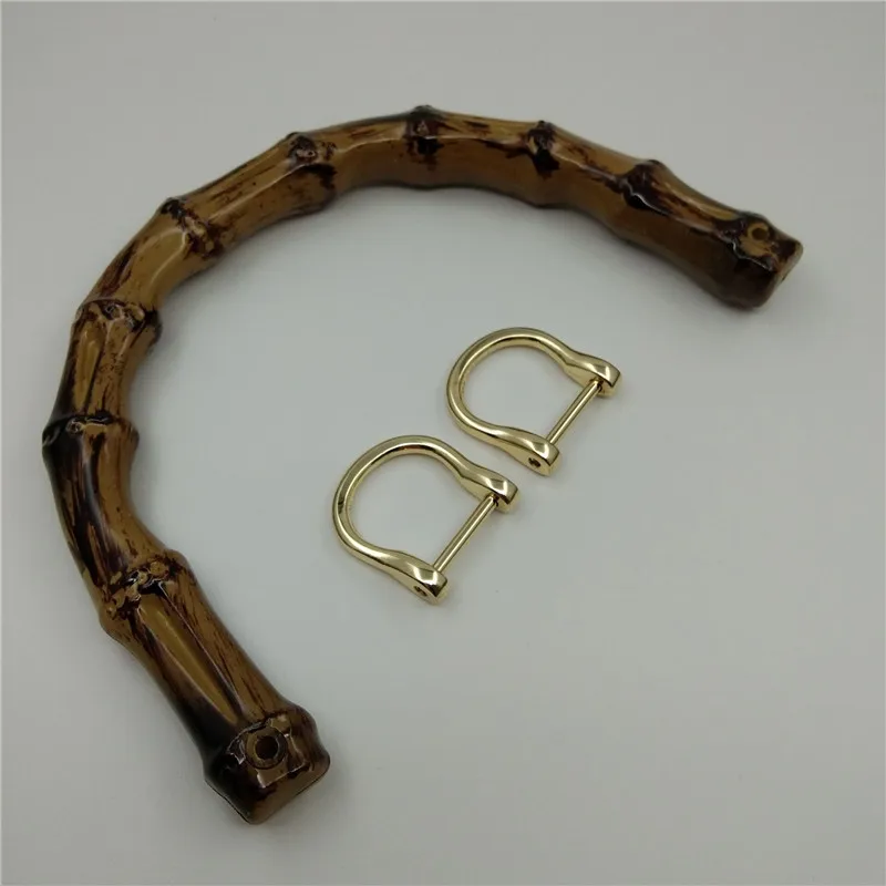 (10 KS/lot) batožiny kabelka hardvér príslušenstvo DIY high-grade Imitácia bambusu tvar ručné odkaz pracka