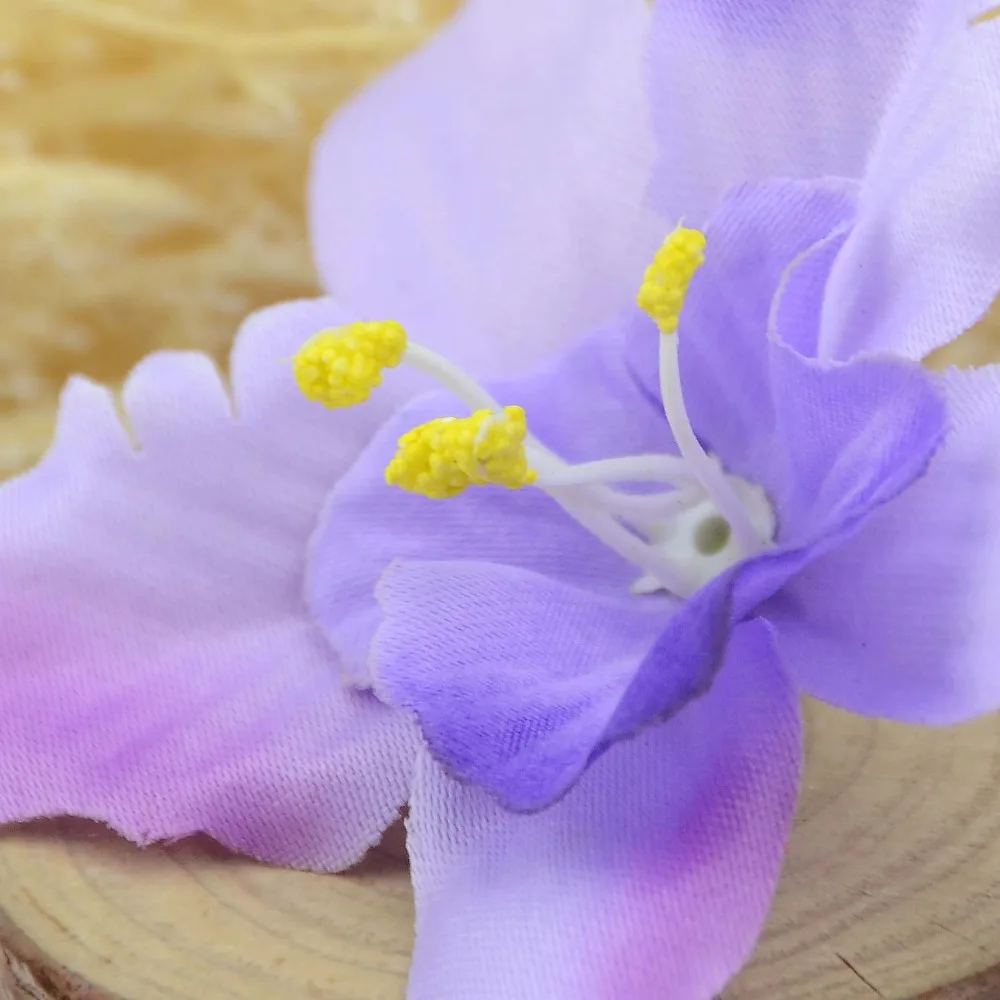 100ks 7 cm Mini Umelého Hodvábu Orchidea, Kvet Hlavy Pre Svadobné Dekoratívne DIY Scrapbooking Garland Plavidlá Falošné Kvety