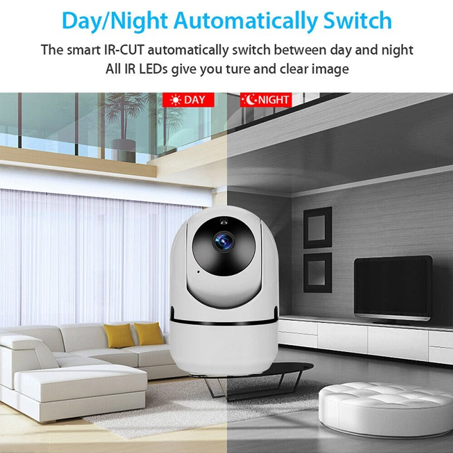 1080P IP Tuya APP Automatické Sledovanie Home Security Krytý Dohľadu CCTV Bezdrôtový WiFi Kamera obojsmerné Audio Baby Monitor