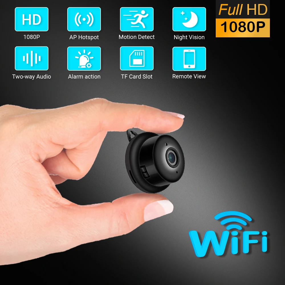 1080P mini wifi kamera ip security dohľadu cctv vonkajšie micro tajné bezdrôtovú domácu noc baby monitor P2P značky xixi špionážne