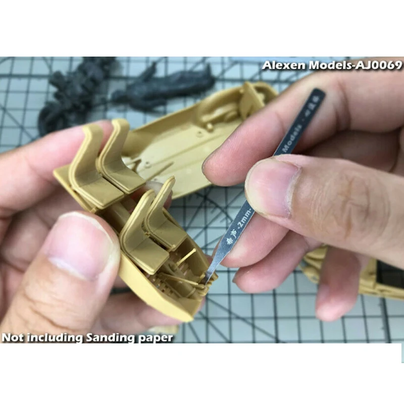 10in1 Nehrdzavejúcej Ocele Model Brúsenie Stick pre Gundam Vojenské Aj0069 Tenké univerzálne Brúsenie Rod Hobby Model tvorby Nástroj