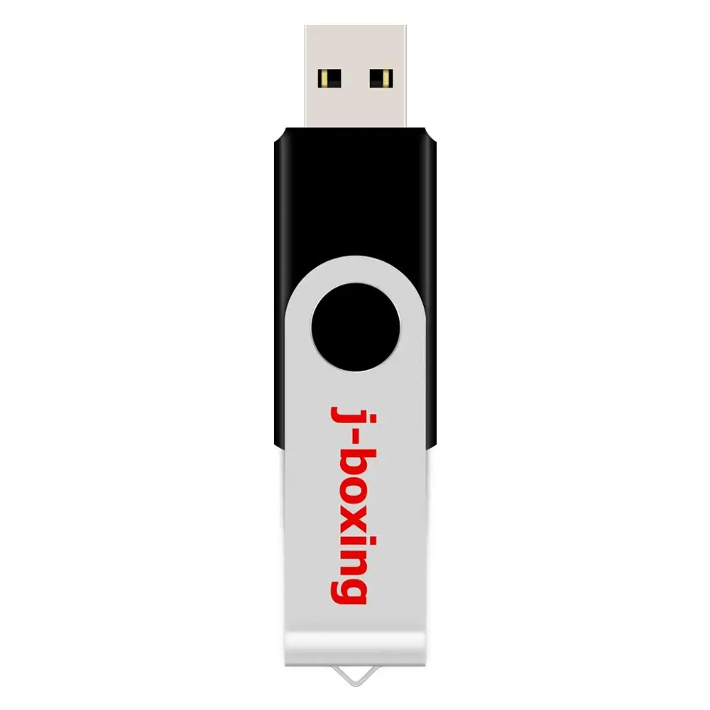 128 GB USB 2.0 Flash Disk 32GB 64GB Kovové Otočné Pamäťový kľúč USB 16 GB 8 GB Palec Skladovanie kl ' úč pre PC, Mac, Notebook, Tablet, Čierna