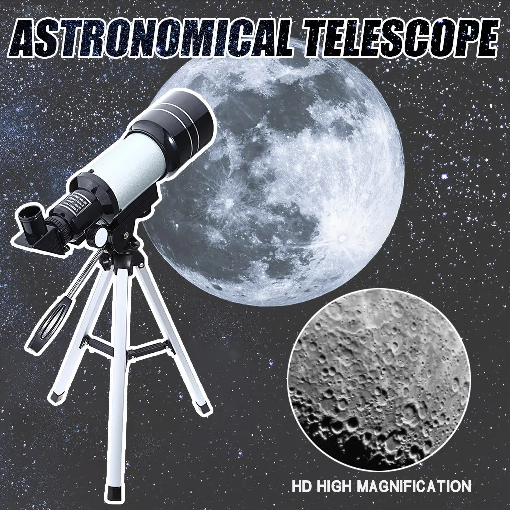 150X70mm Clona Astronomickému Teleskopu Refractor Statív Finder Pre Začiatočníkov Nepremokavé Lov Monokulárne Vonku S Statív