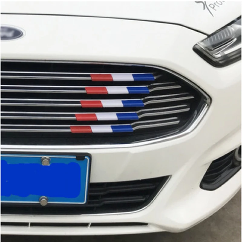15PCS Auto Auto M 3 Farby Prednej maske sa Vzťahuje Na Ford Mondeo MK3 2016 2017 2018 2019 Kia K4 Racing Grily, Príslušenstvo