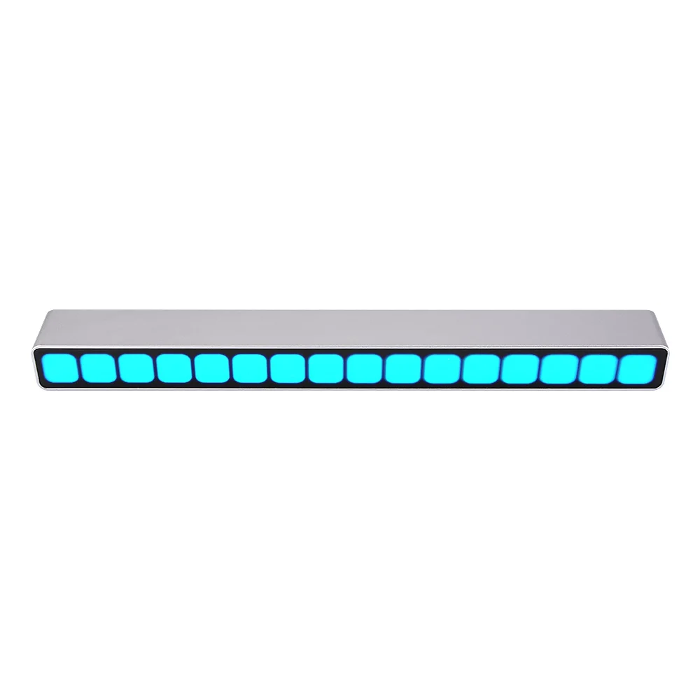 16 Úrovni, Ovládanie Zvuku Indikátor Úrovne Modré LED Mono VU Meter Audio Music Spektrum Rada AGC Pre MP3 Reproduktor Zosilňovače urob si sám