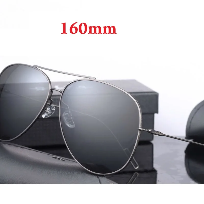 160mm Nadrozmerné Mens slnečné Okuliare Polarizované Slnečné Okuliare pre Človeka Jazdy UV400 Širokú Hlavu Tuku Tvár