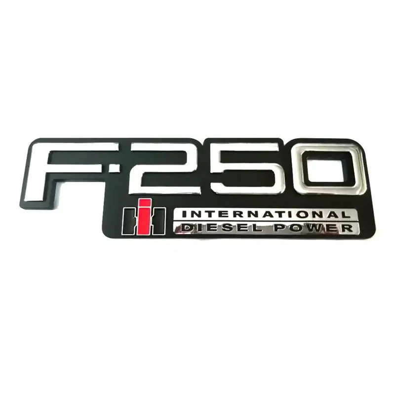1PC/VEĽA ABS F250 F-250 International Power Auto Znak, Odznak Nálepky