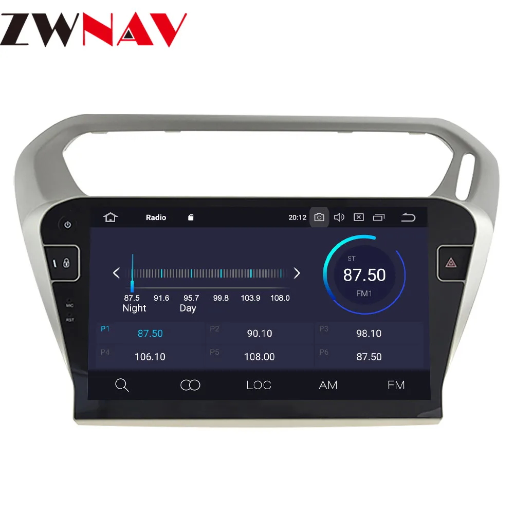 2 din 2013 2016 Pre Peugeot 301 Android 10 Multimediálne Obrazovky prehrávač video audio Rádio GPS navi základnú jednotku auto stereo