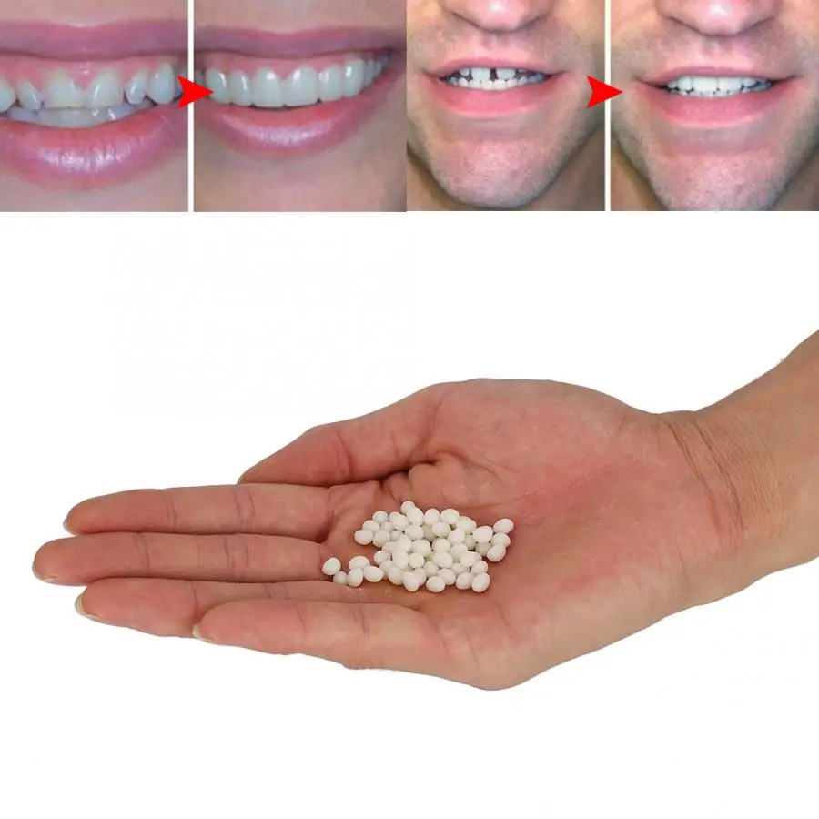 2 ks 50g Falošné Zuby Pevné Lepidlo Dočasné Zub Opraviť Medzery Vyplnenie zubných náhrad Lepidlo Zuby Starostlivosti Nástroj Nastaviť Zubná Starostlivosť o Ústnu dutinu Dodanie
