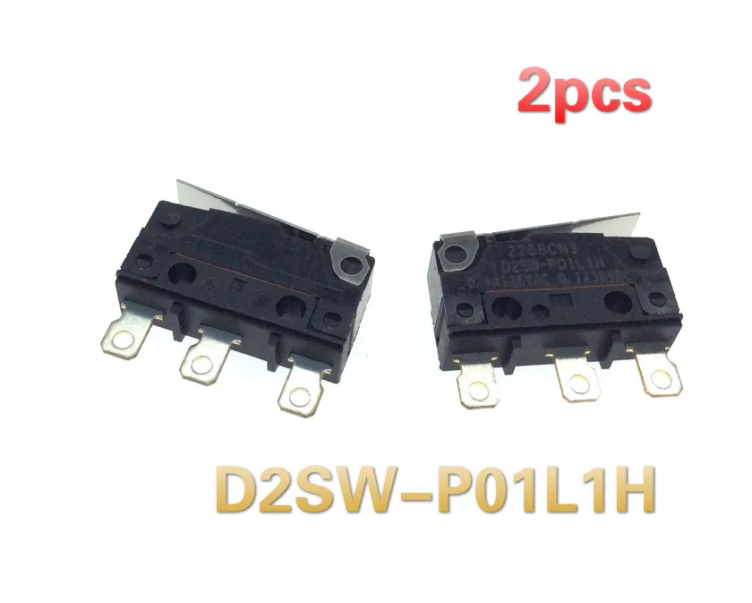 2 ks Pre pôvodné OMRON D2SW-P01L1H nepremokavé micro switch s rovnou tyč limitný spínač pre Škoda Octavia prevodovky