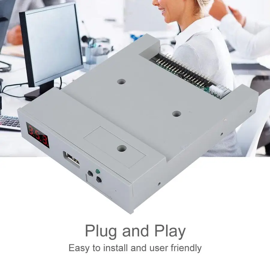 2 KS SFR1M44-U100 3.5 v 1.44 MB USB Disketová Jednotka SSD Emulátor Plug and Play pre 1.44 MB Disketovej Jednotky Priemyselné riadiace Vybaviť