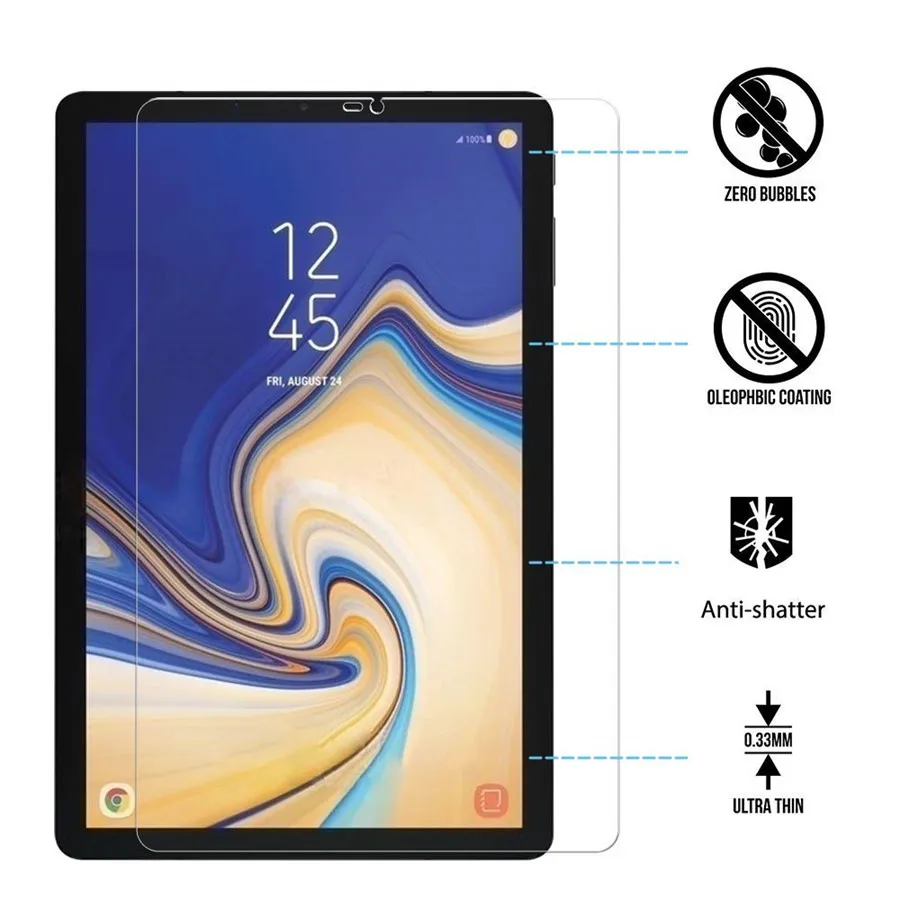 2 KS Tvrdené Sklo Na Samsung Tab S4 10.5 PALCOVÝ T830 T835 T837 Screen Protector Fólia Pre Samsung Galaxy Tab S4 10.5