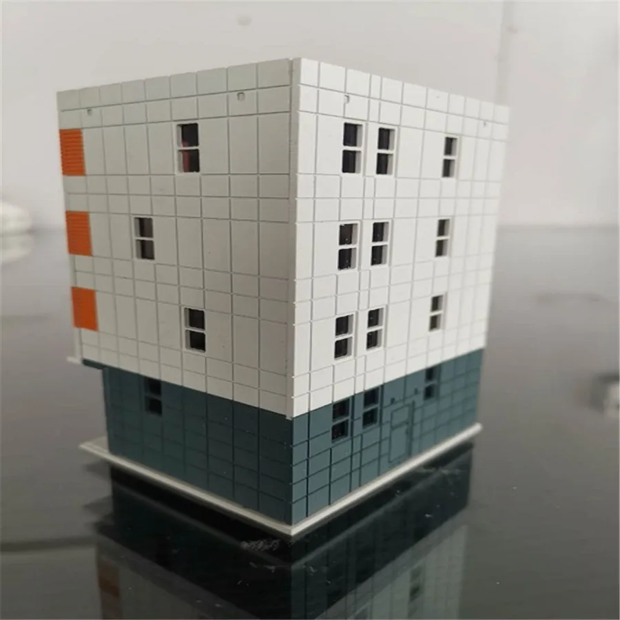 2 ks/veľa architektúry modelu n rozsahu 1/150 1/144 model budovy pre n vlak budovy