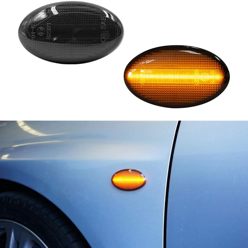 2 ks Žltá dióda LED Strane Značku, Signál Lampa pre Subaru Impreza Wrx STI, Lesník Slobody 84401SA001
