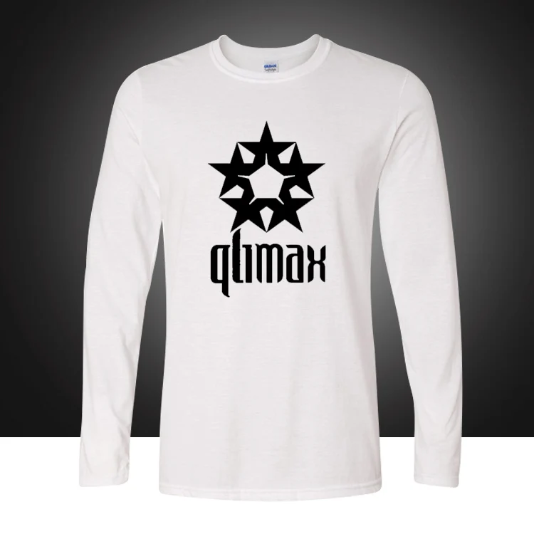 2019 Qlimax rocková kapela designer t-shirt mužov bavlna tlač tanec voľné dlhé rukávy T-shirt plus veľkosť ležérne oblečenie