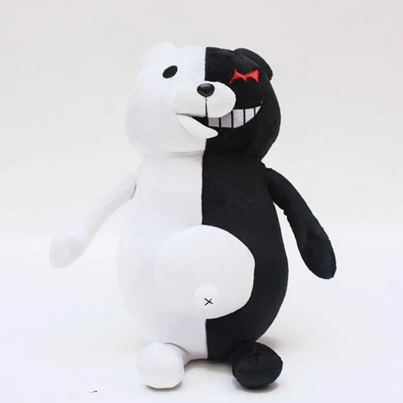 2020 Dangan Ronpa Super Danganronpa 2 Monokuma Black & White Bear Plyšové Hračky Mäkké Plyšové zvieratko Bábiky Narodeniny Darček pre Deti