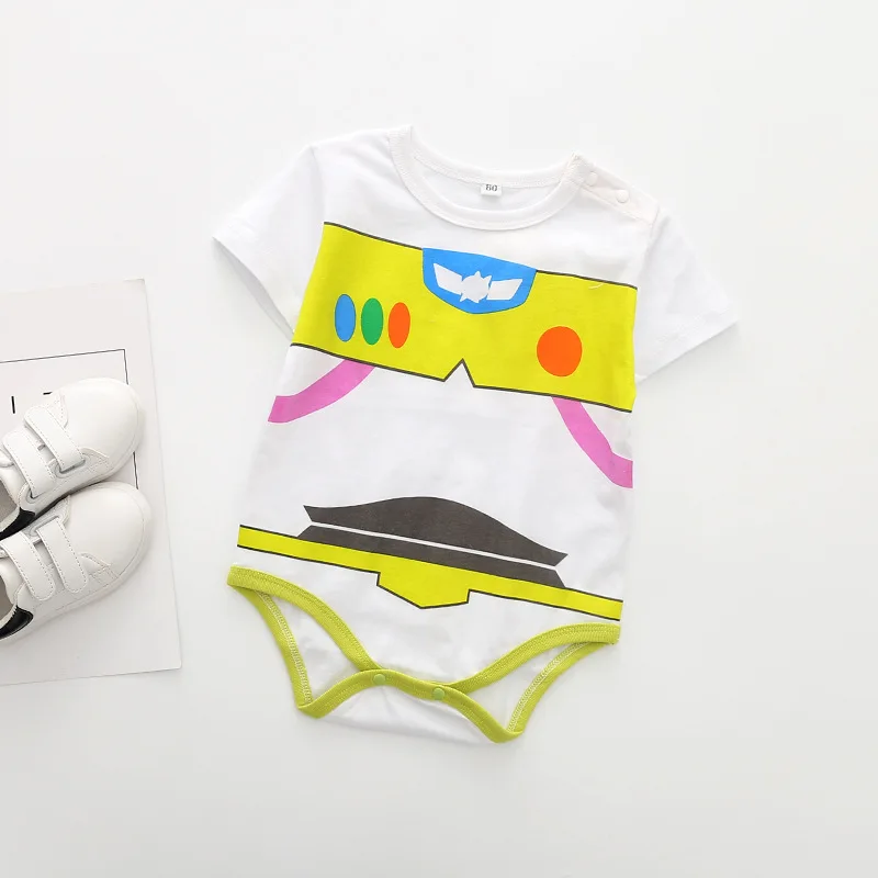 2020 Lete Novorodenca Chlapci Dievčatá Kojenecká Romper Jumpsuit Oblečenie Oblečenie Batoľa O Krk Pulóver Romper Oblečenie New Horúce
