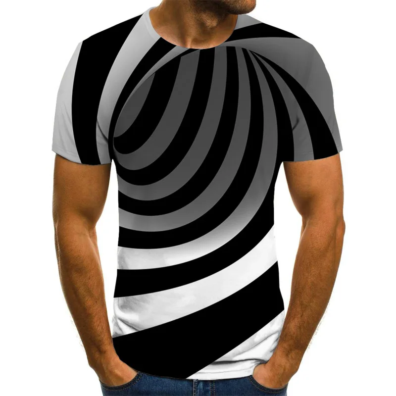2020 nové pánske 3D rýchle sušenie letné tričká, pánske a dámske vytlačené T-shirts, zaujímavé krátkym rukávom pánske T-shirts
