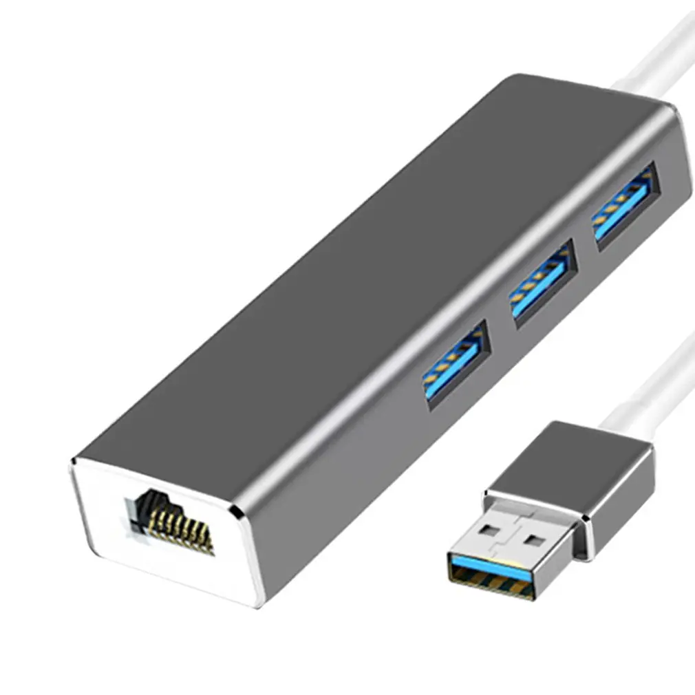 2020 NOVÝ 3 Port USB Hub Lan Ethernet Konektor & OTG Podporu 1000M Ethernet Podpora Hot Swap)