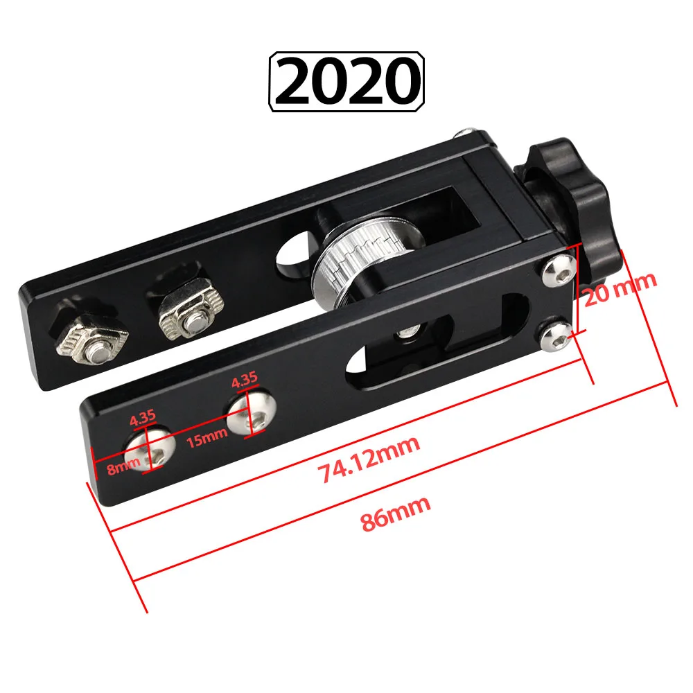 2020 os X V-Slot profil 2040 os Y synchrónne pás Úsek Narovnať tensioner Pre Creality vzdať sa 3 CR-10 10S 3d tlačiarne