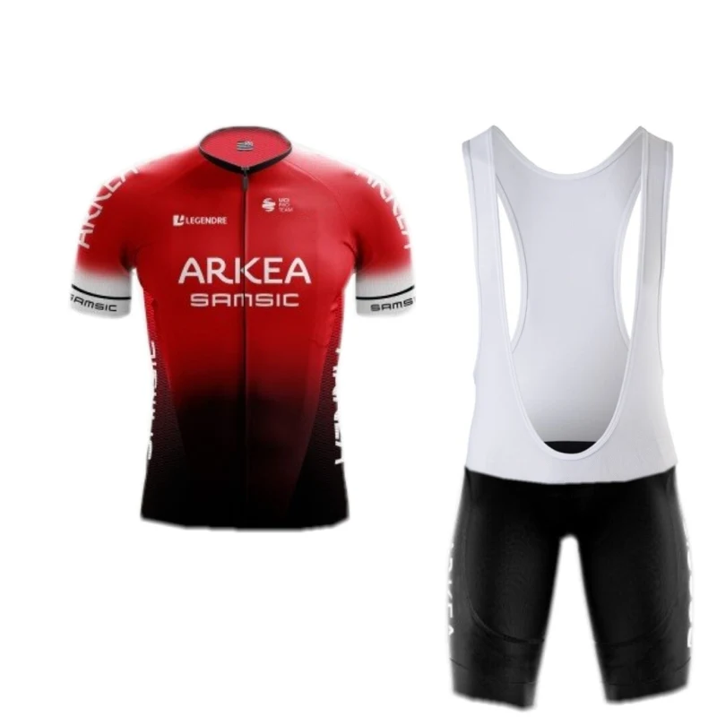 2020 pro team arkea samsic červená cyklistika dres nastaviť letný cyklus bicykli handričkou MTB Ropa Ciclismo Požičovňa maillot jersey GÉL pad