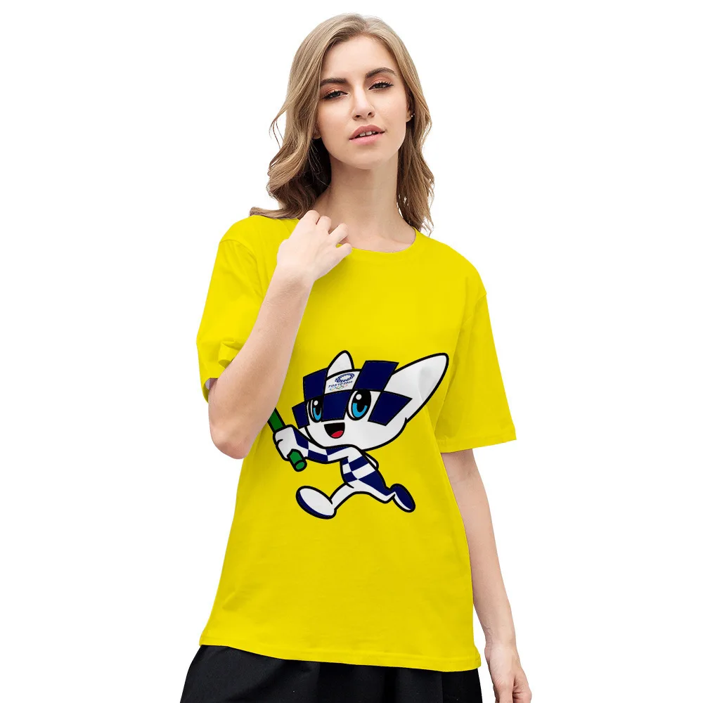 2020 Tokio Olympijské Hry 3D Tlač T-shirt Letné Módy Bežné Okrúhlym Výstrihom, Krátky Rukáv Populárnej Japonskej prvok Streetwear