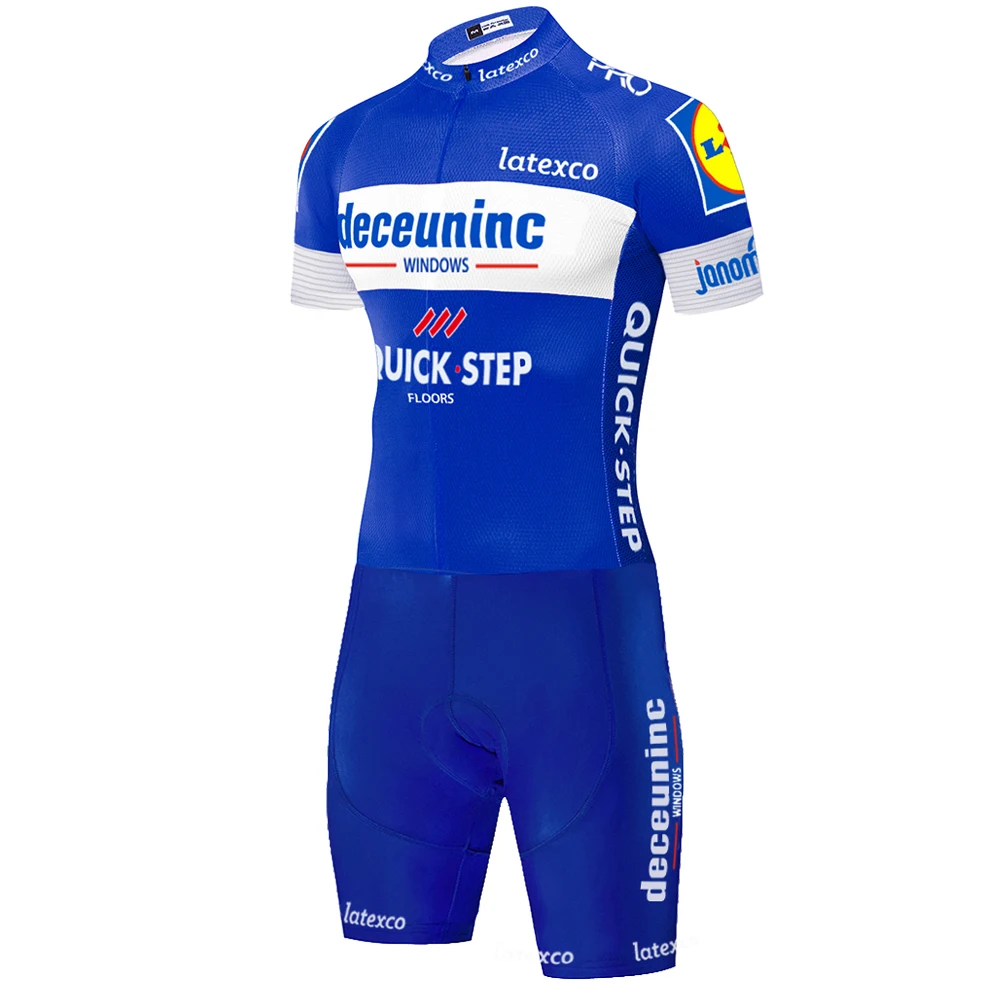 2021 Tím quick step cyklistické skinsuit letné vonkajšie skinsuits cyklistický dres triatlon maillot mtb hombre 20D GÉL kombinézu