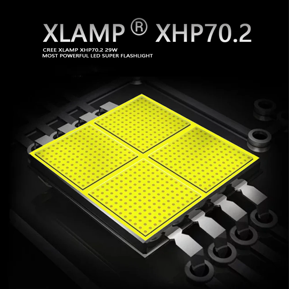 250000 lm XHP70.2 najvýkonnejšie led baterka usb Zoom Taktické pochodeň xhp50 xhp70 18650 26650 Nabíjateľná batéria strane svetla