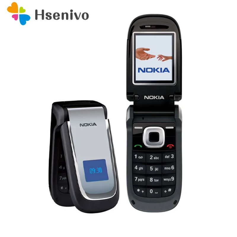 2660 Originálne Odomknúť Nokia 2660 Flip 1.85' palcový GSM mobilný telefón 2G telefón s Bluetooth FM Rozhlasových doprava zadarmo