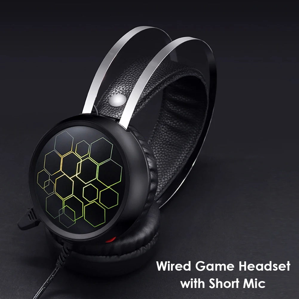 3,5 mm/USB 7.1 Stereo káblové herné slúchadlá herný headset za ucho s mic ovládanie Hlasom pre prenosný počítač hráč