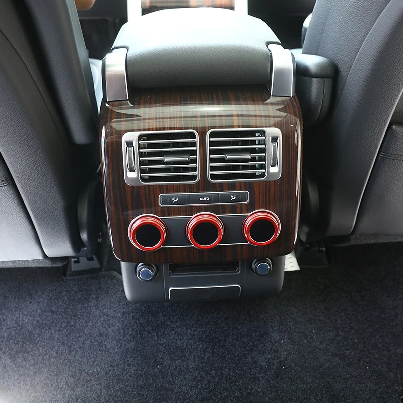 3 Ks Na Land Rover Range Rover Vogue L405-2017 Zadné Klimatizácia Gombík Audio Kruhu Výbava, Hliníkový Auto Príslušenstvo