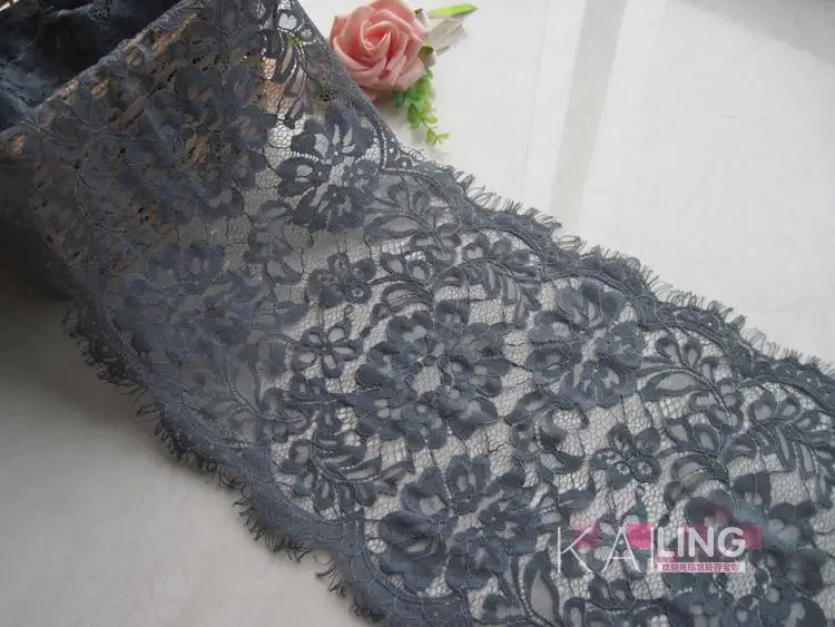 3 Meter /veľa White black pink svadobné šaty rias čipky textílie stolové vlajky odev DIY 26 cm čipky výbava príslušenstvo SM167