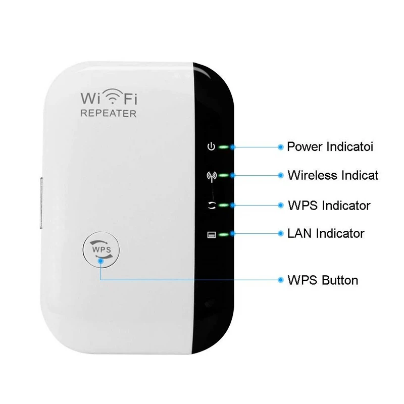300 Mb / S Zosilňovač Bezdrôtový WiFi Opakovač Wi-Fi 802.11 N / B / G Zosilňovač Šifrovanie WpsReapeter Prístupový Bod Wifi Externé