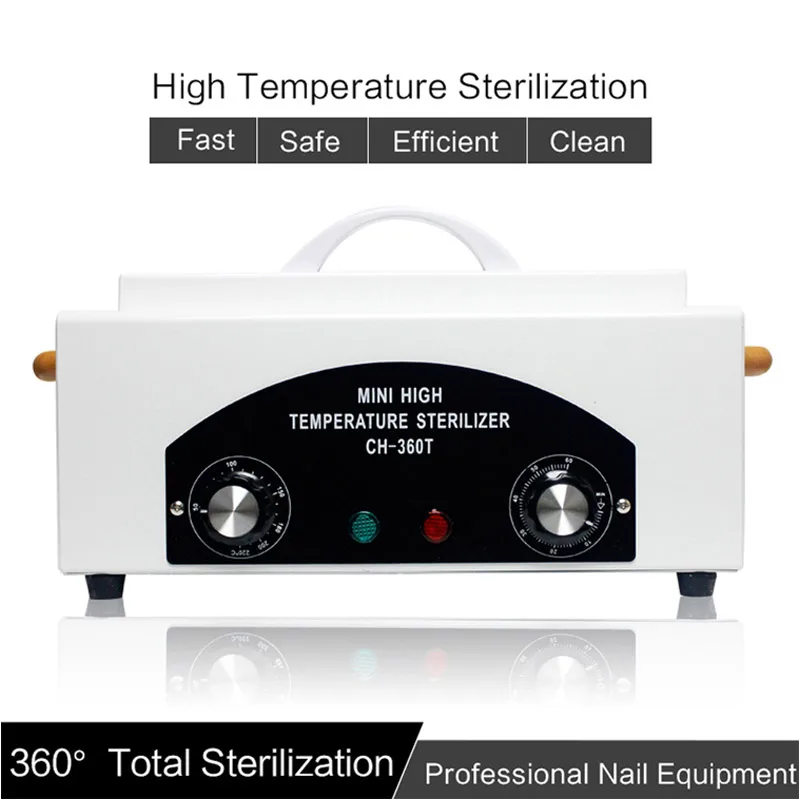 300W Vysokej Teplote Sterilizátor Box S Horúci Vzduch Dezinfekcia Kabinet Pre Manikúru Nechtov Autokláve Suché Teplo Sterilizátor Stroj